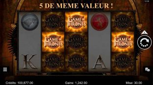 game of thrones - 5 de meme valeur